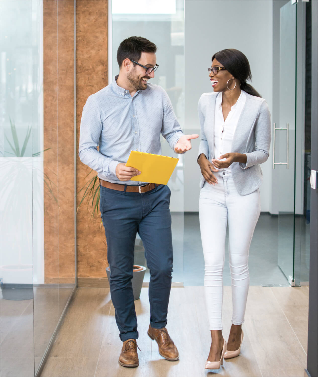 Employees discussing WebMD Health Services as their Well-Being and Engagement partner