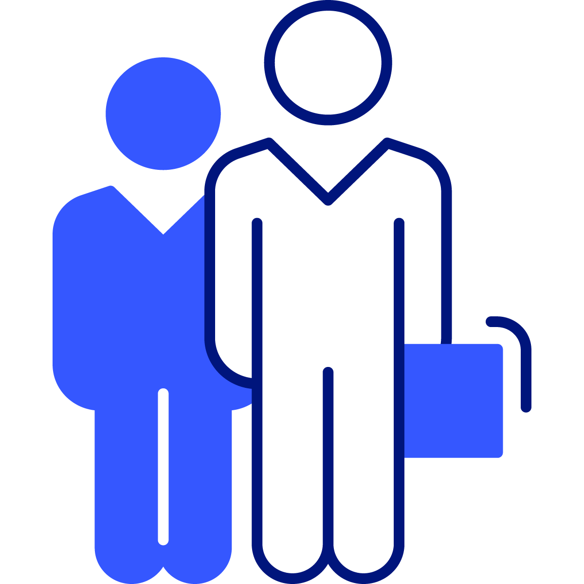 icon of two employees